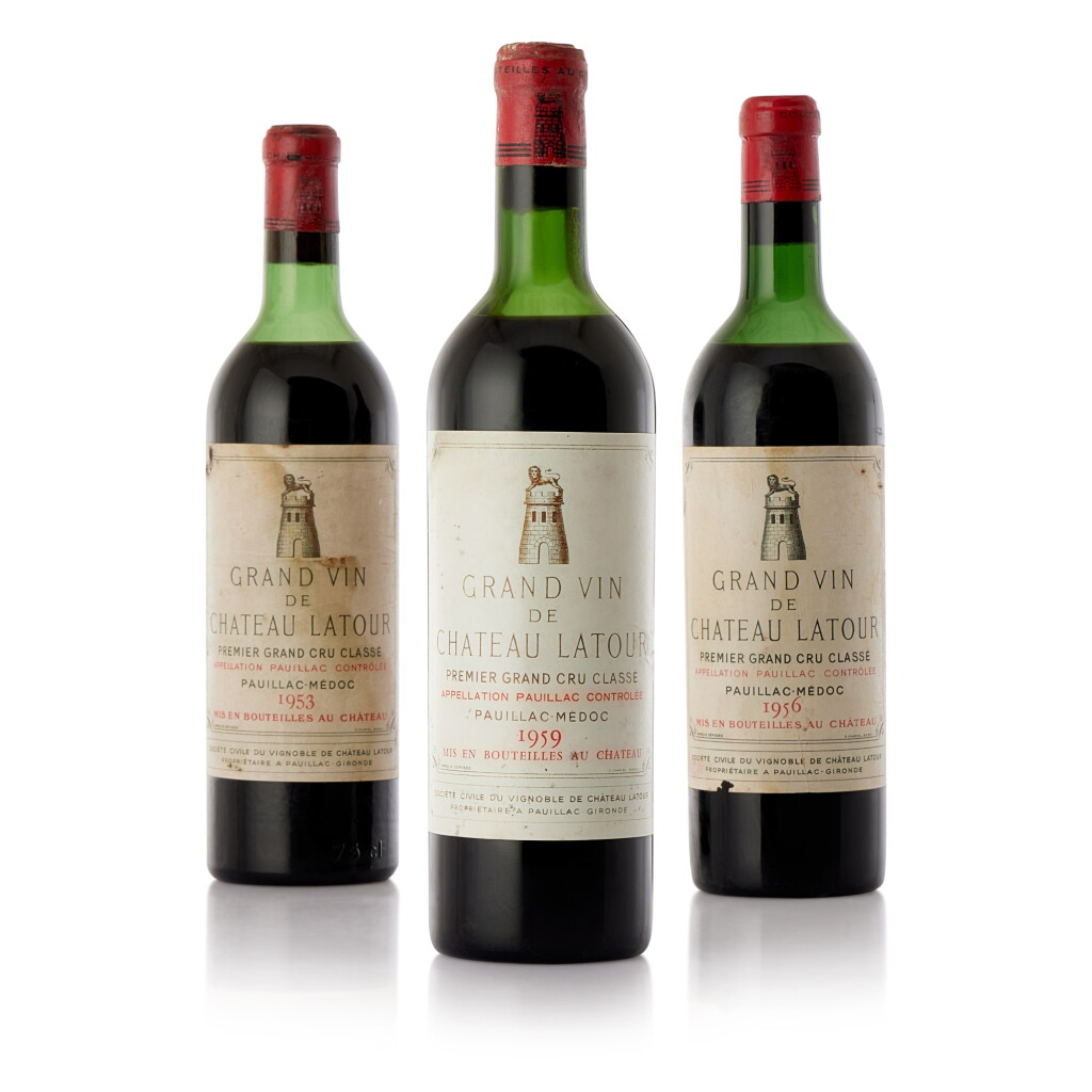 View full screen - View 1 of Lot 5636. Château Latour 1950s "Vertical" (6 BT).