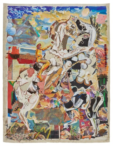 View full screen - View 1 of Lot 33. BRETT DE PALMA | JUNG HORSES PLAY-FIGHTING.
