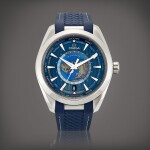 Seamaster Aqua Terra 150m, Reference 220.12.43.22.03.001 | A stainless steel world time wristwatch with date, Circa 2020 | 歐米茄 | 海馬系列 Aqua Terra 150米 型號220.12.43.22.03.001 | 精鋼世界時間腕錶,備日期顯示,約2020年製