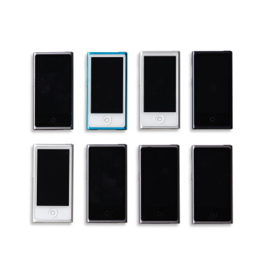 View full screen - View 1 of Lot 191. A set of eight Apple iPods Nano, 7th generation, 16 Go.