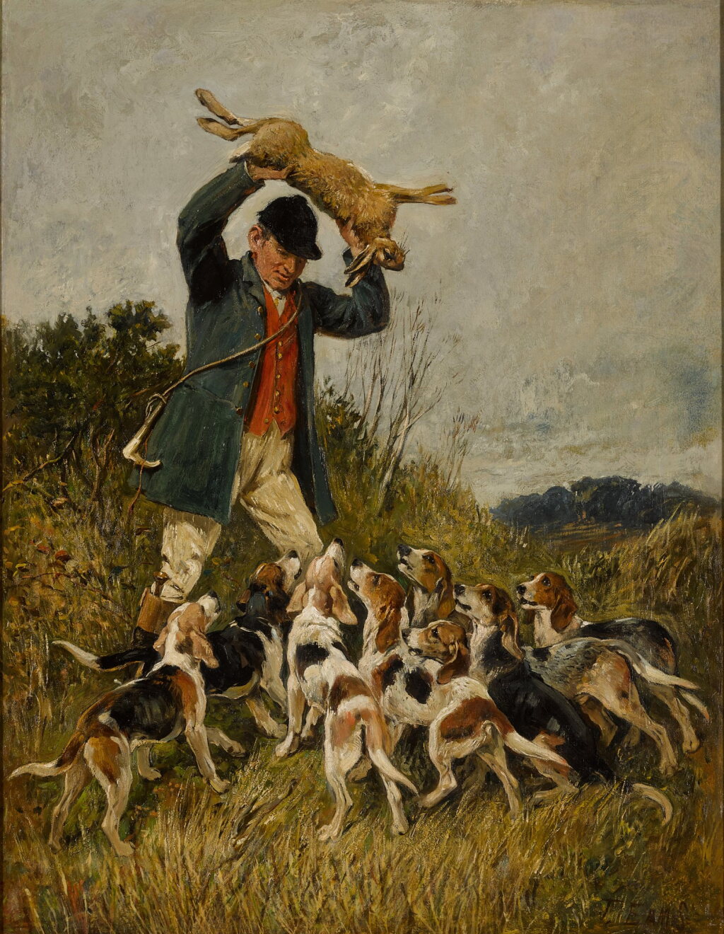 View full screen - View 1 of Lot 412. Huntsman and Hounds.
