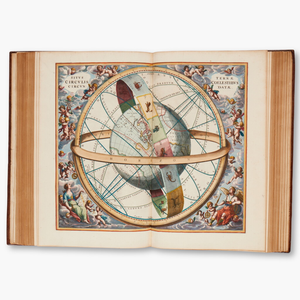 View full screen - View 1 of Lot 70. Cellarius, Andreas | Harmonia macrocosmica seu atlas universalis et novus ..., Amsterdam, Jan Jansson, 1661, brilliantly handcolored.