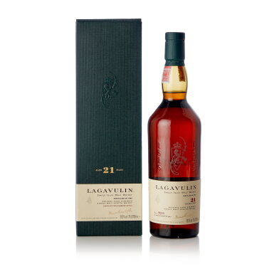 View full screen - View 1 of Lot 7141. Lagavulin 21 Year Old Sherry Cask 56.5 abv 1985 (1 BT70).