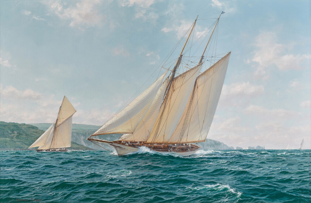 View full screen - View 1 of Lot 104. 'Medora' in the Solent.
