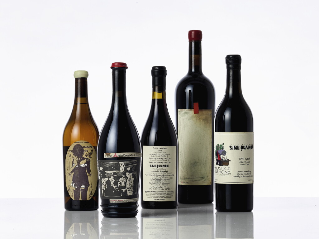 View full screen - View 1 of Lot 6813. Sine Qua Non, Backward and Forward, White 1998 (6 BT).
