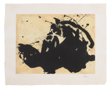 View full screen - View 1 of Lot 267. ROBERT MOTHERWELL | FLESH AUTOMATISM (WALKER ART CENTER 346).