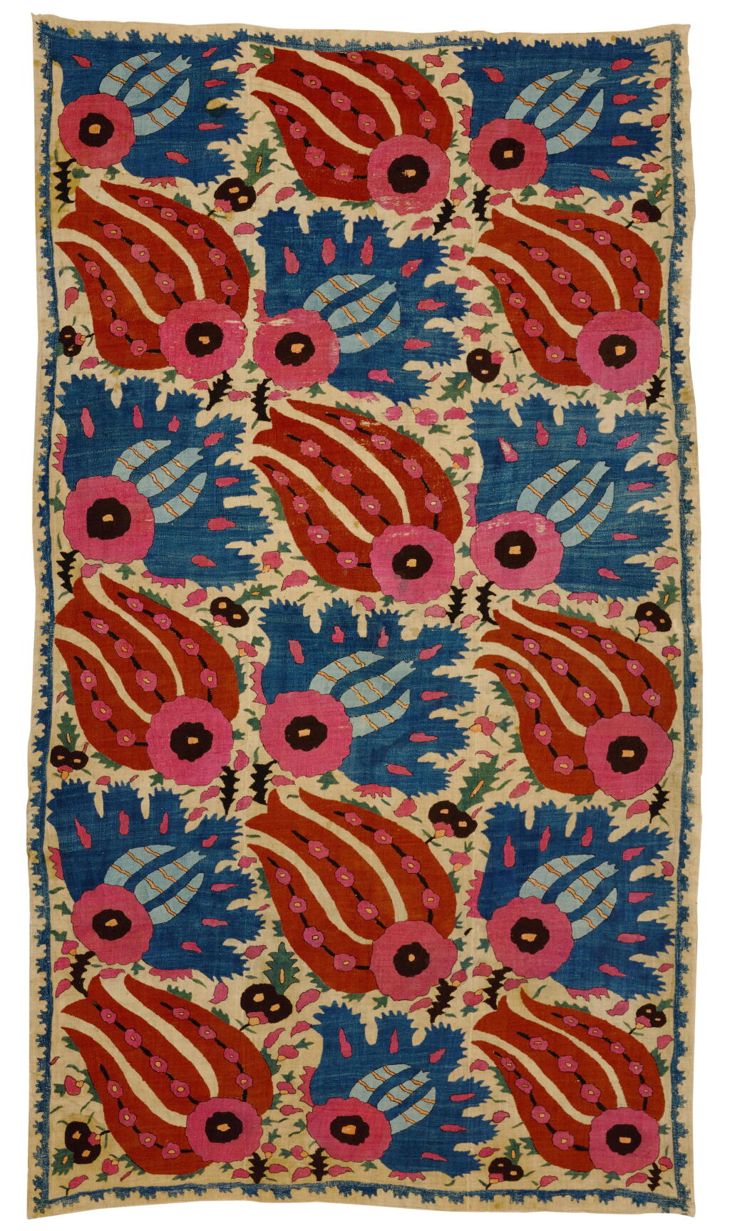 View full screen - View 1 of Lot 579. An Ottoman Embroidery, Turkey, Late 17th Century.