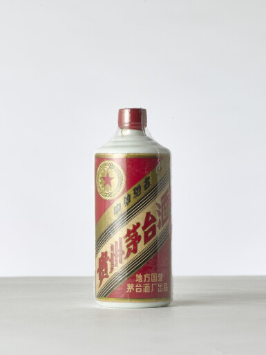 View full screen - View 1 of Lot 2132. Kweichow Five Star Moutai 1986 (1 HFLT) 1986年產五星牌貴州茅台酒.