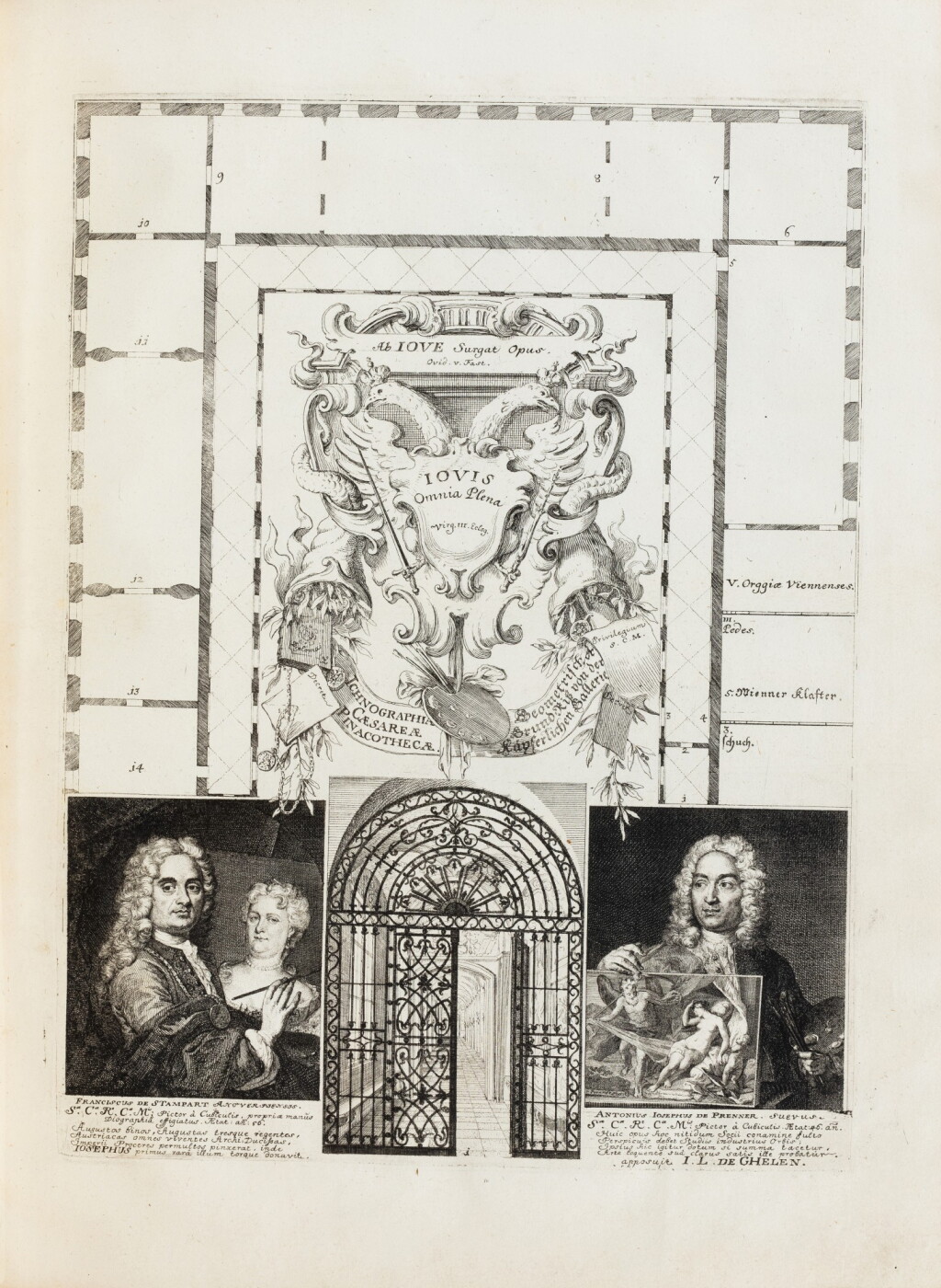 View full screen - View 1 of Lot 33. Prodromus... Vienne, 1735. In-folio. Rel. de Dupré. Édition originale..