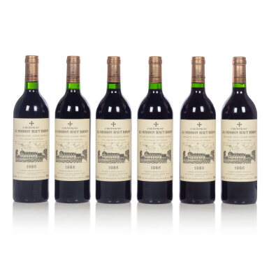 View full screen - View 1 of Lot 91. Château La Mission Haut-Brion 1986 (6 BT).