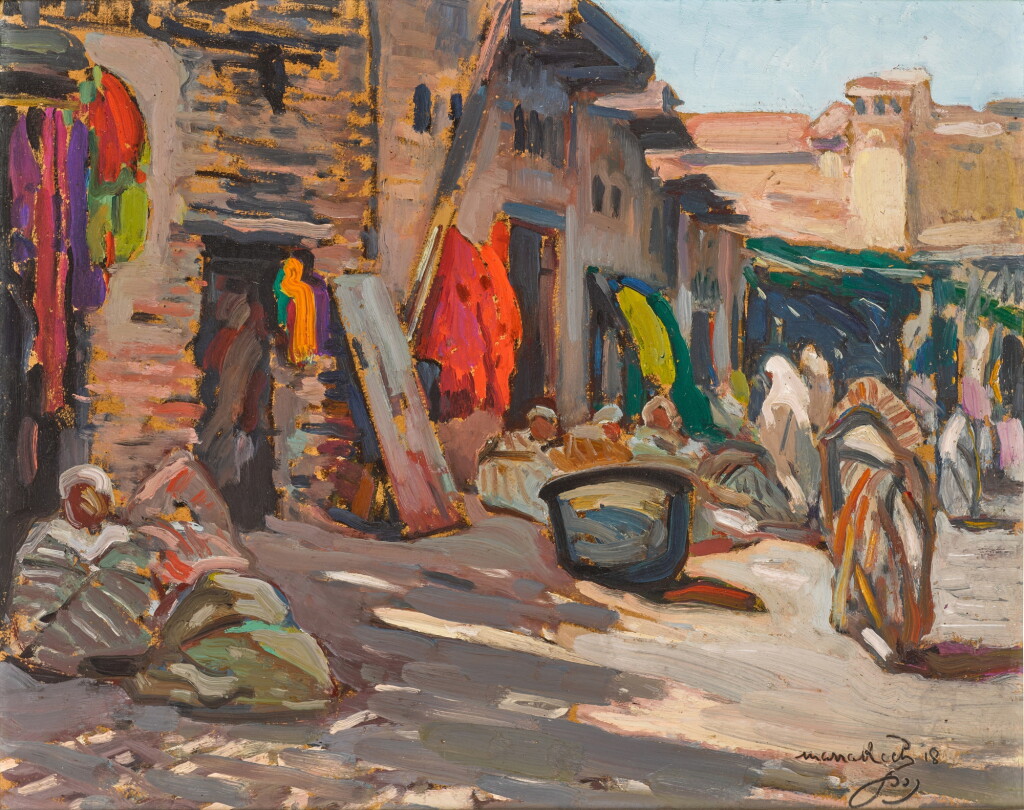 View full screen - View 1 of Lot 315. Market in Marrakech.