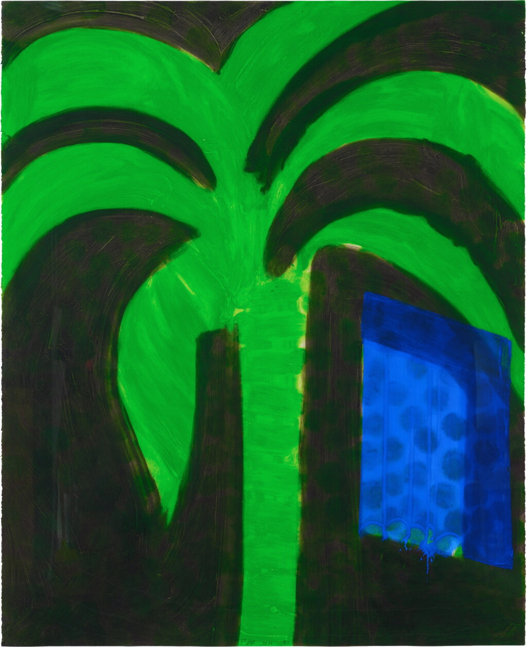 View full screen - View 1 of Lot 86. Palm and Window (Heenk 88).