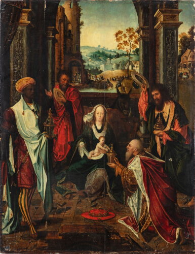 View full screen - View 1 of Lot 100. The Adoration of the Magi .