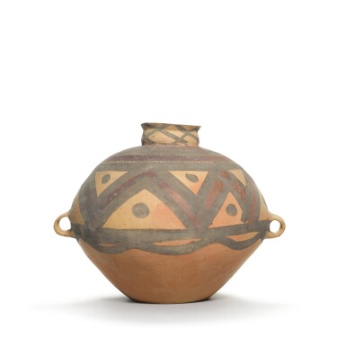 View full screen - View 1 of Lot 101. A painted pottery jar, Neolithic period, Yangshao culture | 仰韶文化 彩陶罐.