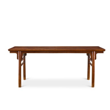 View full screen - View 1 of Lot 3762. A large huanghuali altar table, Late Ming - early Qing dynasty | 明末至清初 黃花梨夾頭榫平頭案.