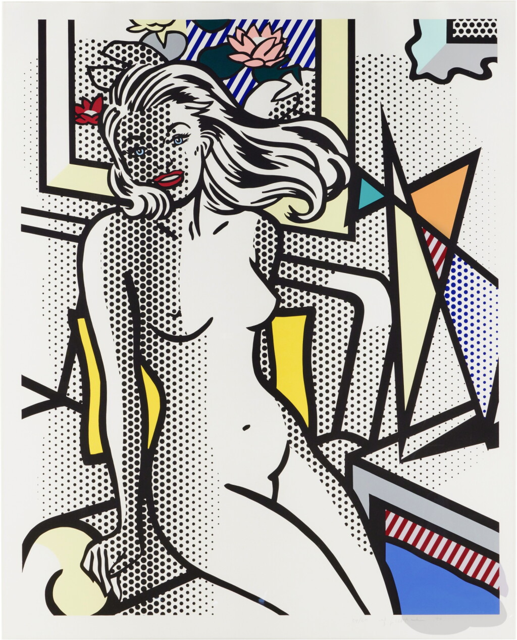 View full screen - View 1 of Lot 364. Nude with Yellow Pillow, from the Nudes series (Corlett 283; RLCR 4306).
