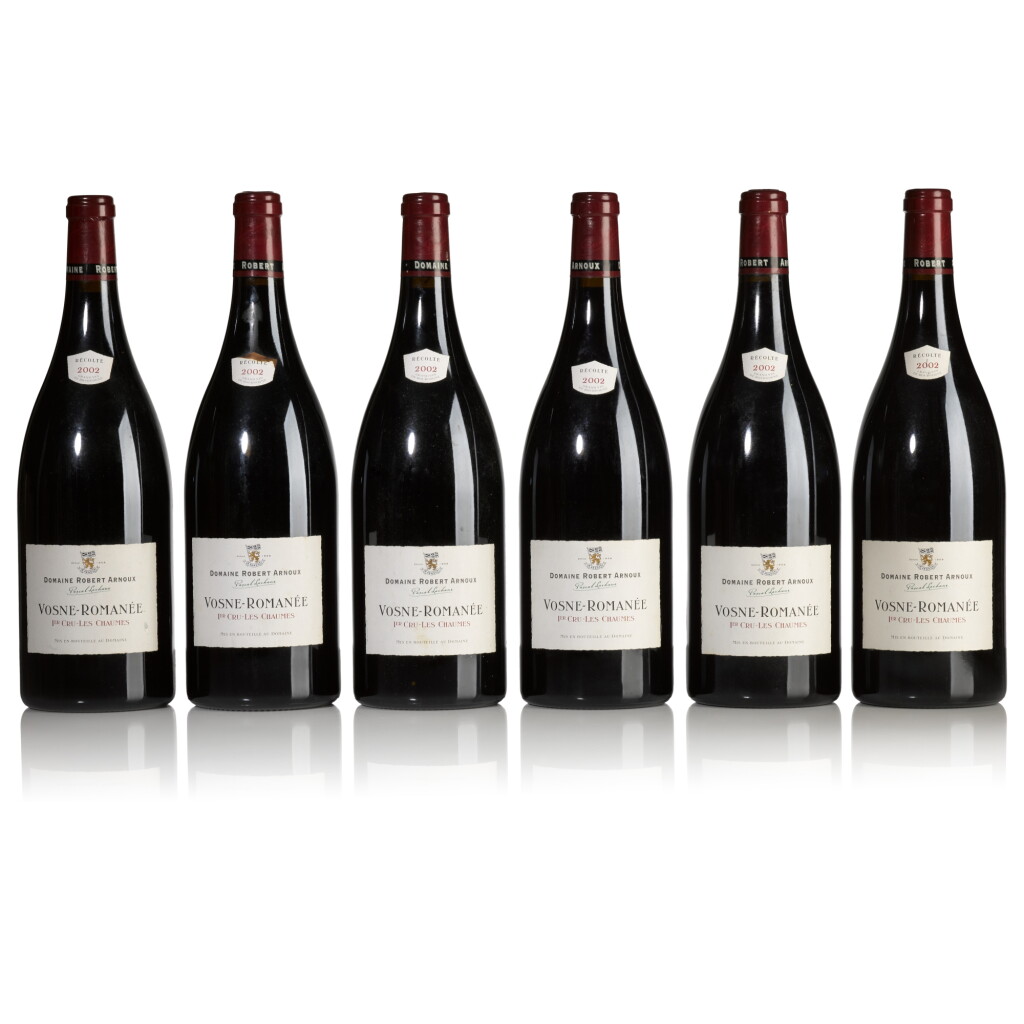 View full screen - View 1 of Lot 494. Vosne Romanée, Les Chaumes 2002 Robert Arnoux (6 MAG).
