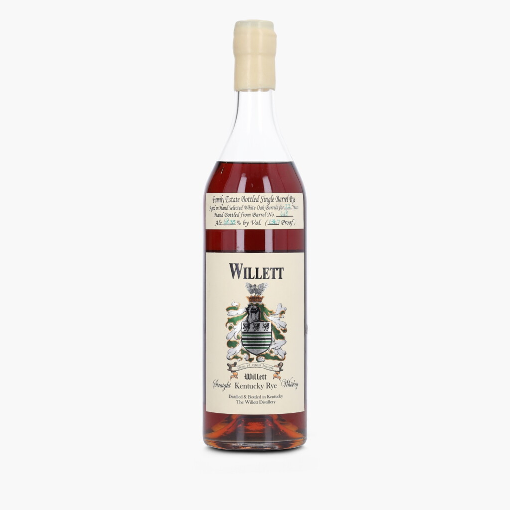 View full screen - View 1 of Lot 2222. Willett Family Estate Single Barrel Rye #618 'Doug's Green Ink' 22 Year Old 136.7 Proof 1984 (1 Bottle 75cl).