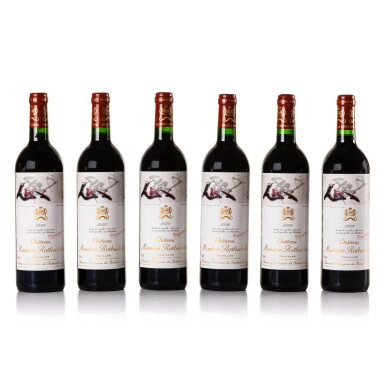 View full screen - View 1 of Lot 38. Château Mouton Rothschild 1996 (6 BT).