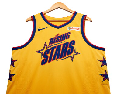 View full screen - View 1 of Lot 77. Victor Wembanyama Game Issued ‘Rising Stars' Jersey.