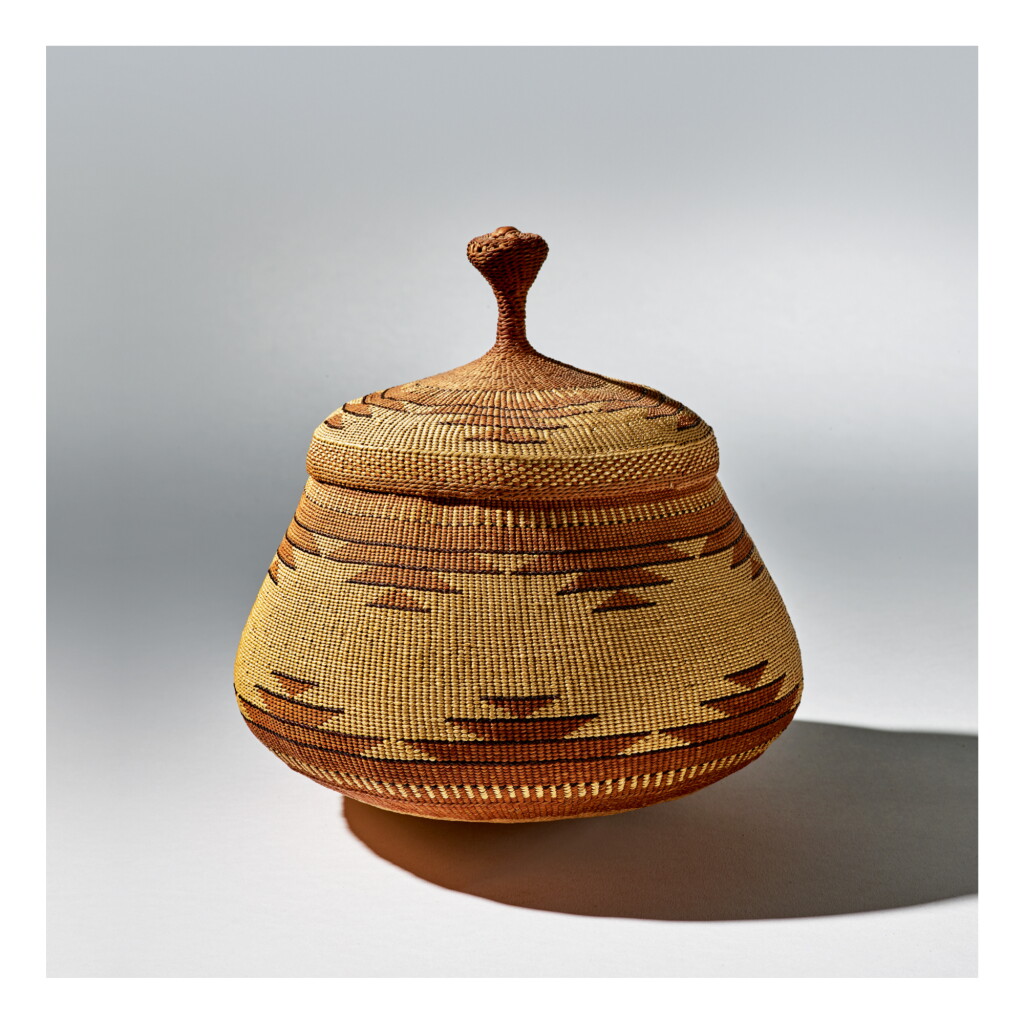 View full screen - View 1 of Lot 23. COVERED BASKET.