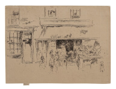 View full screen - View 1 of Lot 140. JAMES ABBOTT MCNEILL WHISTLER | EXETER STREET (K. 280; G. 274).
