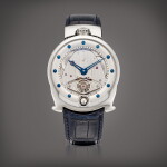 Reference DBS-W A white gold semi-skeletonised wristwatch with moon phases and power reserve indication, Circa 2005 | 型號DBS-W 白金半鏤空腕錶,備月相及動力儲備顯示,約2005年製