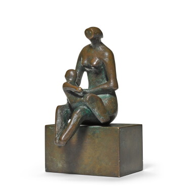 Maquette for Mother with Child on Lap