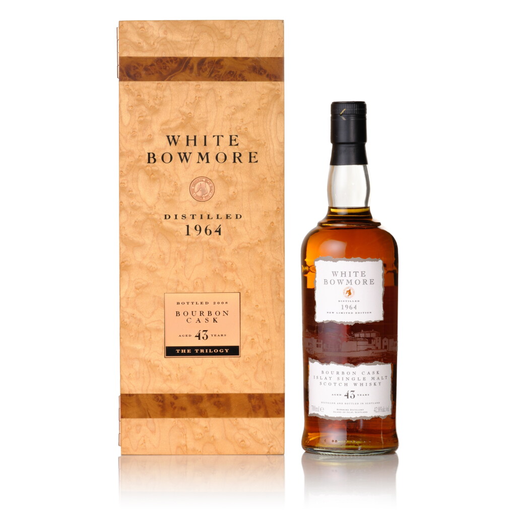 View full screen - View 1 of Lot 47. Bowmore White Bourbon Cask 43 Year Old 42.8 abv 1964 (1 Bottle 70cl).
