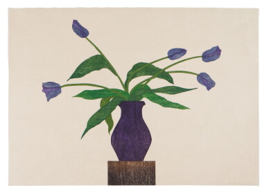 View full screen - View 1 of Lot 64. Blue Tulips.