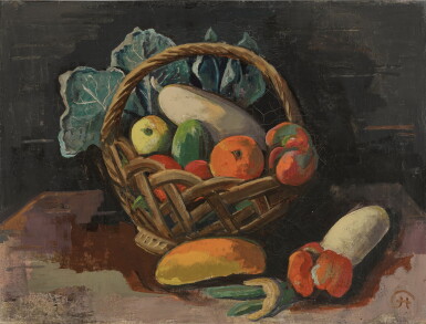 View full screen - View 1 of Lot 54. Früchtestilleben (Still Life with Fruit).