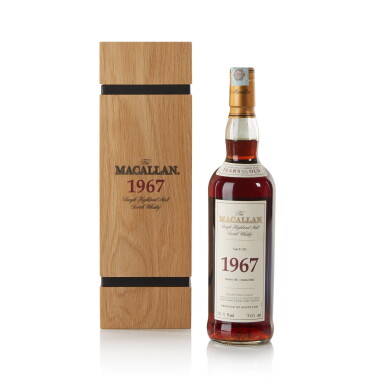 View full screen - View 1 of Lot 22. The Macallan Fine & Rare 35 Year Old 55.9 abv 1967 .
