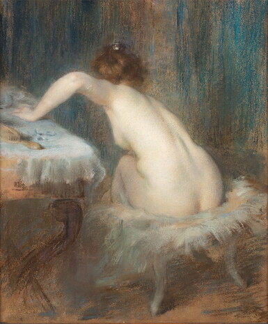 View full screen - View 1 of Lot 28. ARMAND BERTON | FEMME À SA TOILETTE.