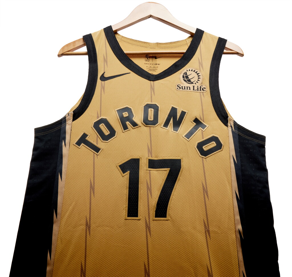 View full screen - View 1 of Lot 142. Dennis Schroder Toronto Raptors 2023-2024 In-Season Tournament Game Worn City Edition Jersey | Matched to 2 Games.
