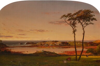 View full screen - View 1 of Lot 43. Spouting Rock, Newport, Rhode Island.