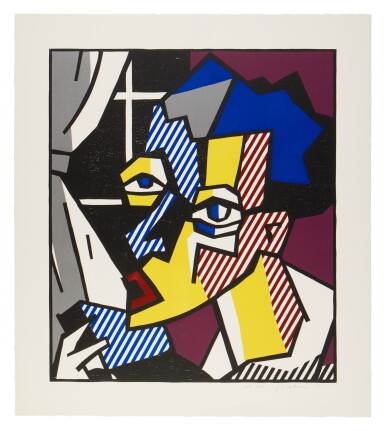 View full screen - View 1 of Lot 581. The Student, from the Expressionist Woodcut series.