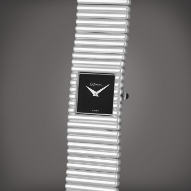 View full screen - View 1 of Lot 21. Reference 1646 | A white gold wristwatch with bracelet | Circa 1970.