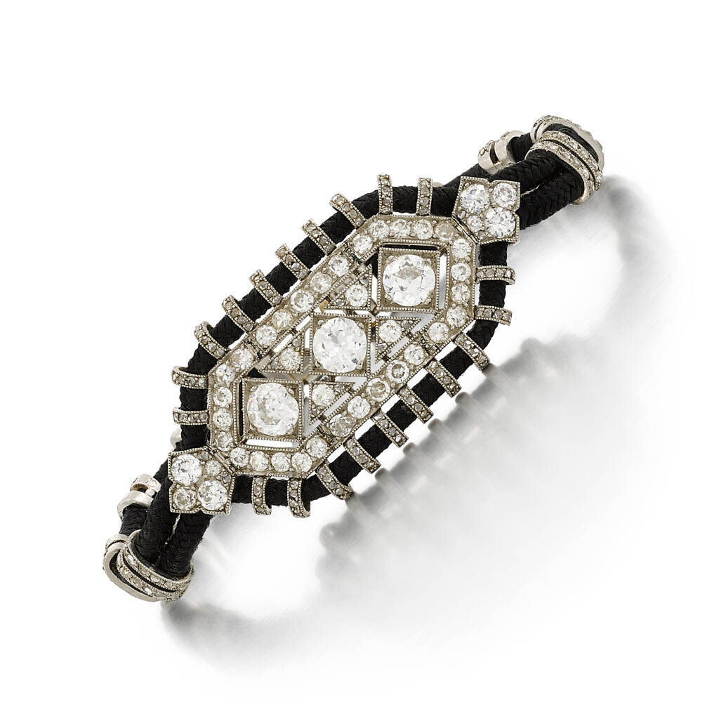 View full screen - View 1 of Lot 219. Diamond Bracelet.