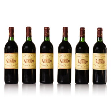 View full screen - View 1 of Lot 185. Pavillon Rouge du Château Margaux 1989 (12 BT).