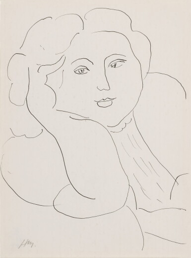 View full screen - View 1 of Lot 20. HENRI MATISSE | PORTRAIT DE FEMME.