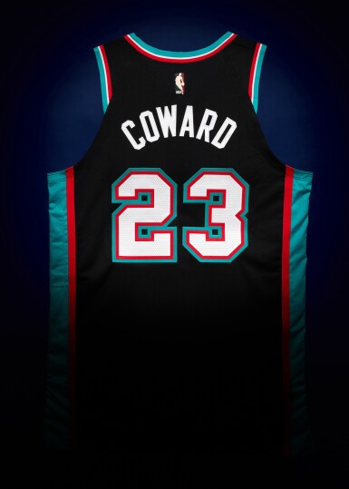 View full screen - View 1 of Lot 6. Cedric Coward ‘Rookie Debut’ Memphis Grizzlies 2025-2026 NBA Tip-Off Game Worn Classic Edition Jersey.
