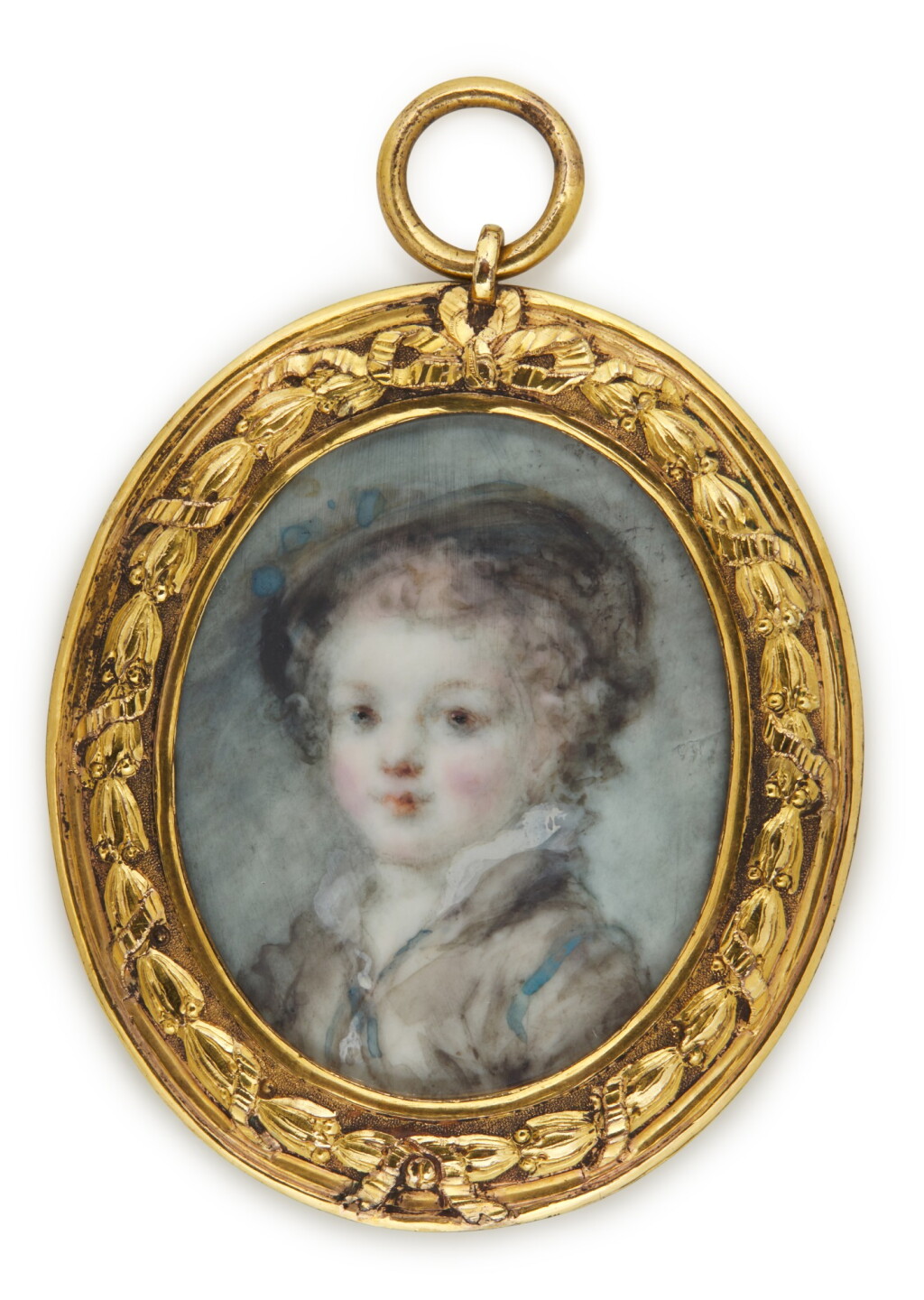 Voir en plein écran - Voir 1 du lot 133. Portrait of a young boy, circa 1785.