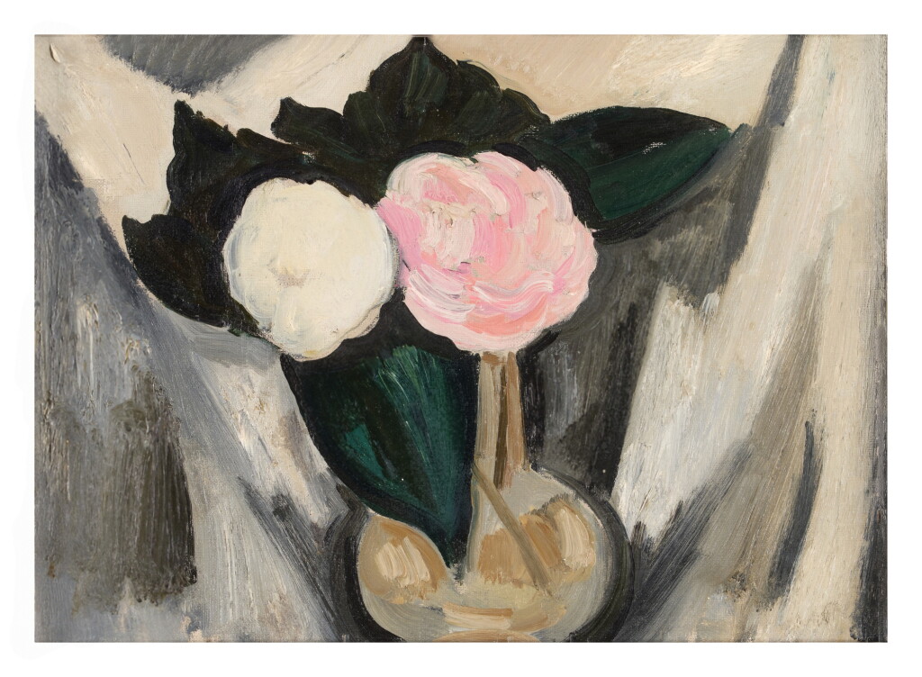 View full screen - View 1 of Lot 544. Pink and White Rose.