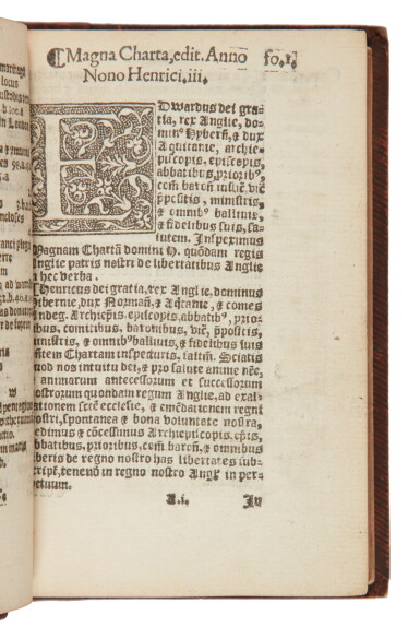 View full screen - View 1 of Lot 130. Magna Carta | First Tottel edition.