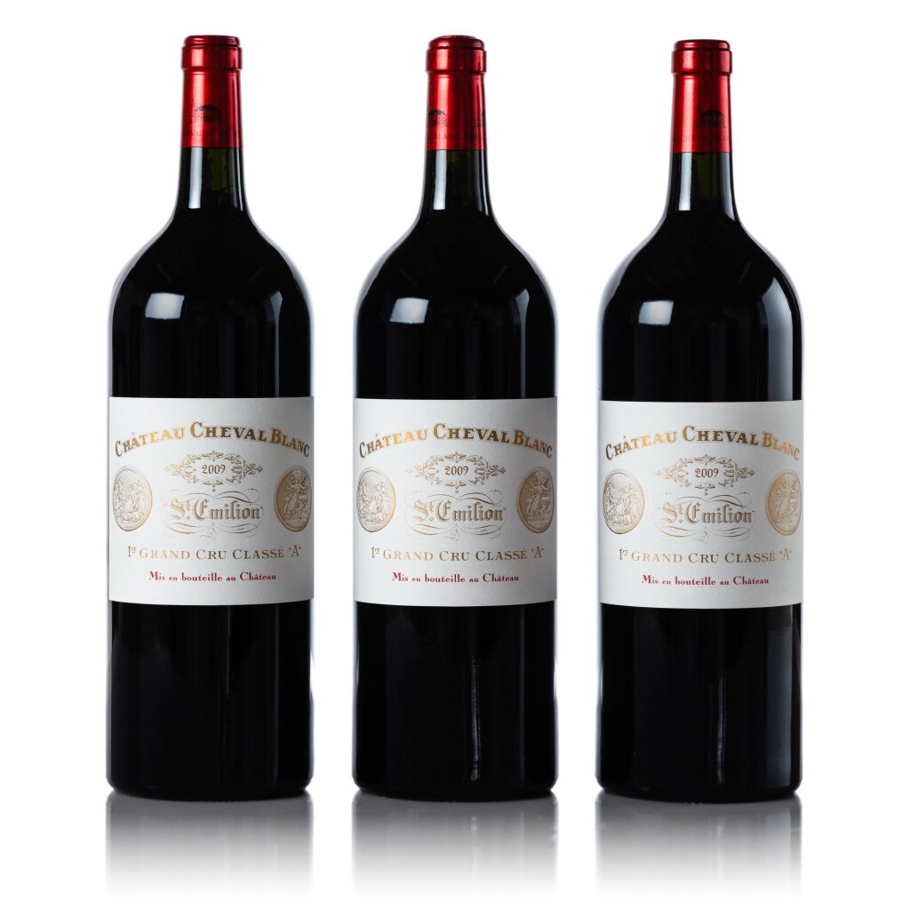 View full screen - View 1 of Lot 3609. Château Cheval Blanc 2009 (3 MAG).