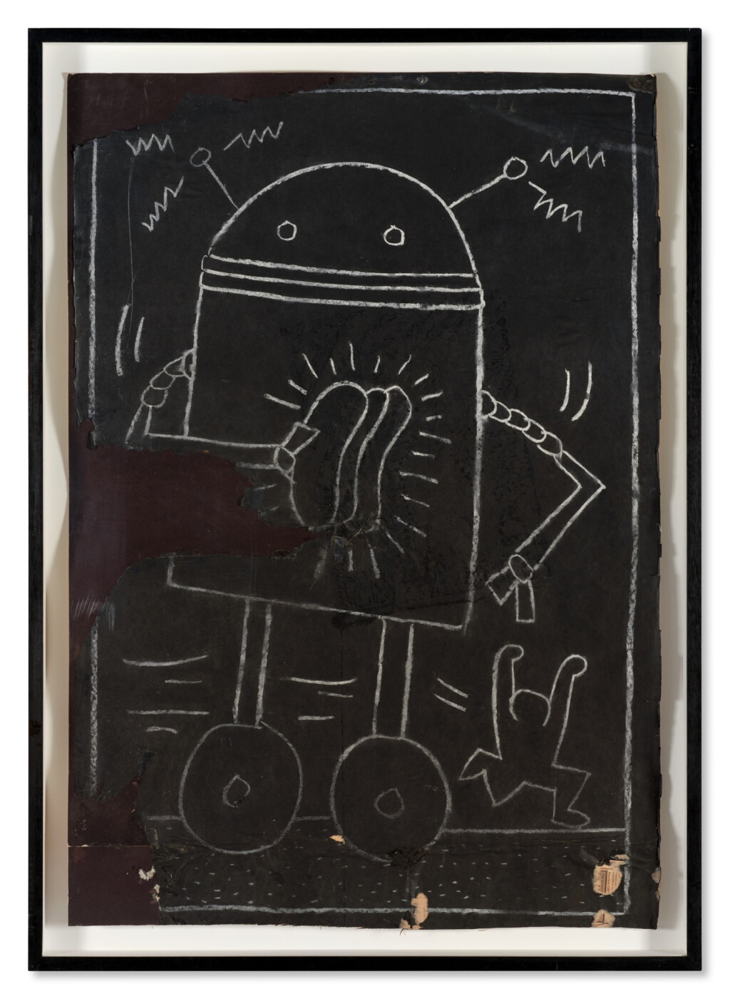 View full screen - View 1 of Lot 330. Untitled (Robot with Hotdog).