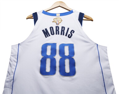 View full screen - View 1 of Lot 36. Markieff Morris Dallas Mavericks 2024 NBA Finals Game Worn Association Edition Jersey | Game 2 .