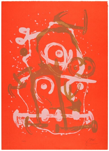 View full screen - View 1 of Lot 57. Chevauchee - rouge et brun (M. 541).