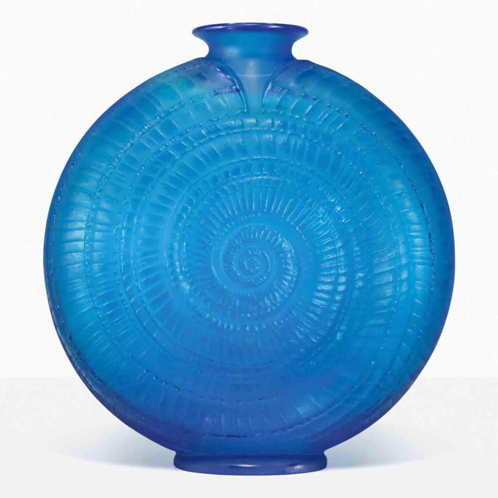 View full screen - View 1 of Lot 71. "Escargot" Vase, Marcilhac No. 931.