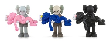 View full screen - View 1 of Lot 17. KAWS | GONE (BROWN/ GREY/ BLACK) (THREE WORKS) GONE(褐/灰/黑)(三件作品).